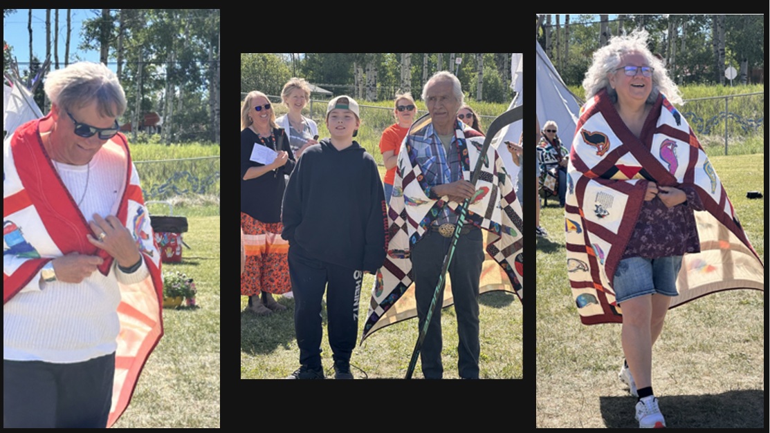 Blanketing Ceremony Maria Telford